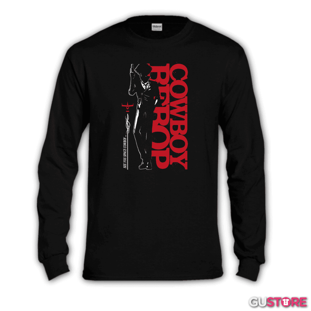Polera manga larga See you cowboy bebop