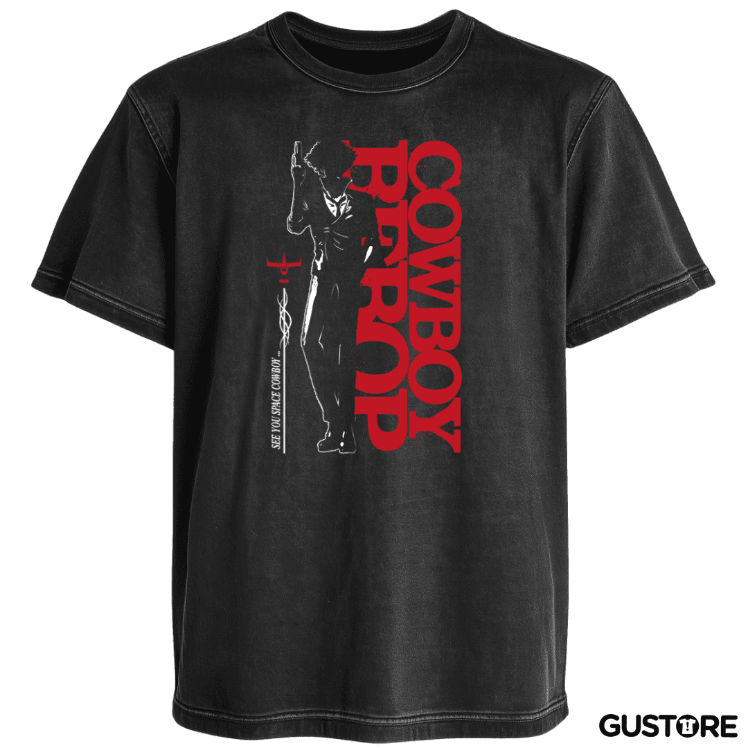 Polera desgastada See you cowboy bebop