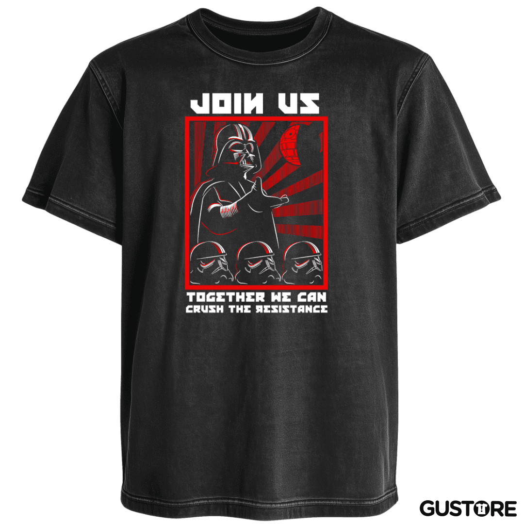 Polera desgastada Únete al imperio