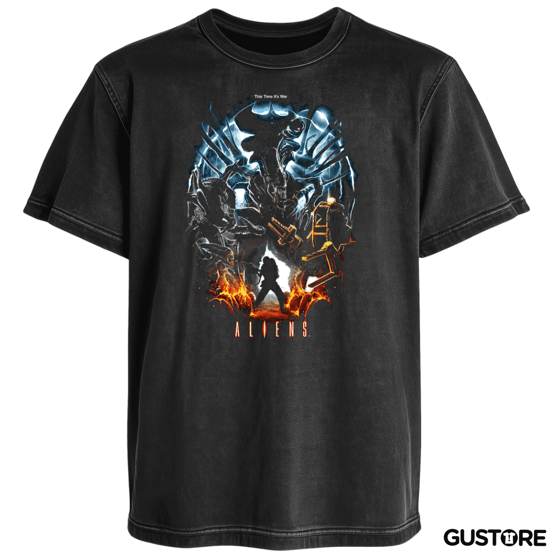 Polera desgastada Aliens nro 3