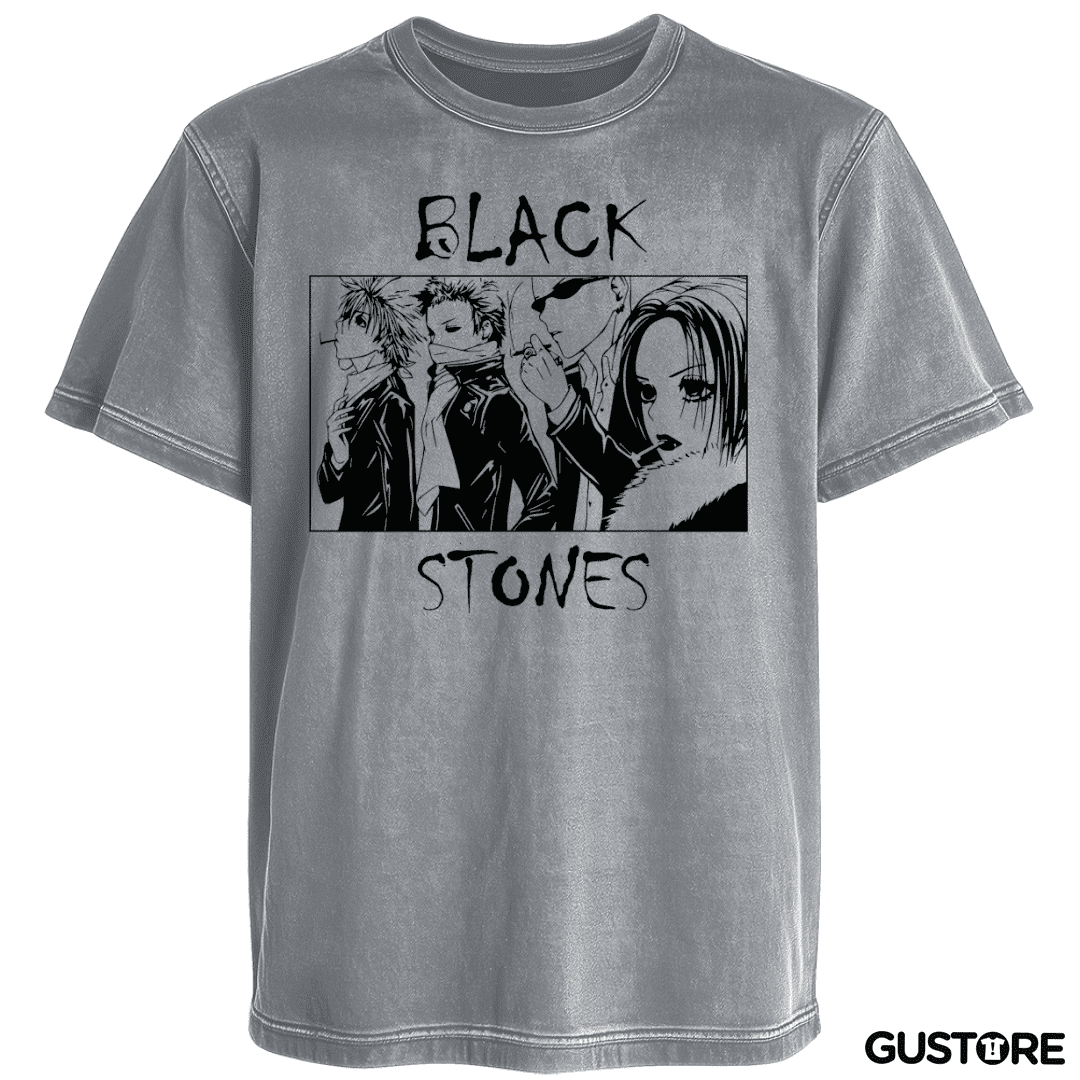 Polera desgastada Black Stones I