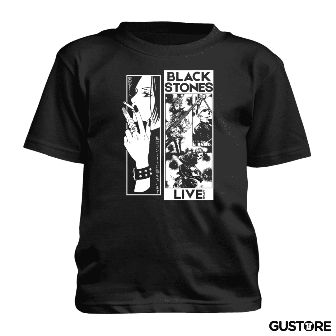 Polera de niño Black Stones Live