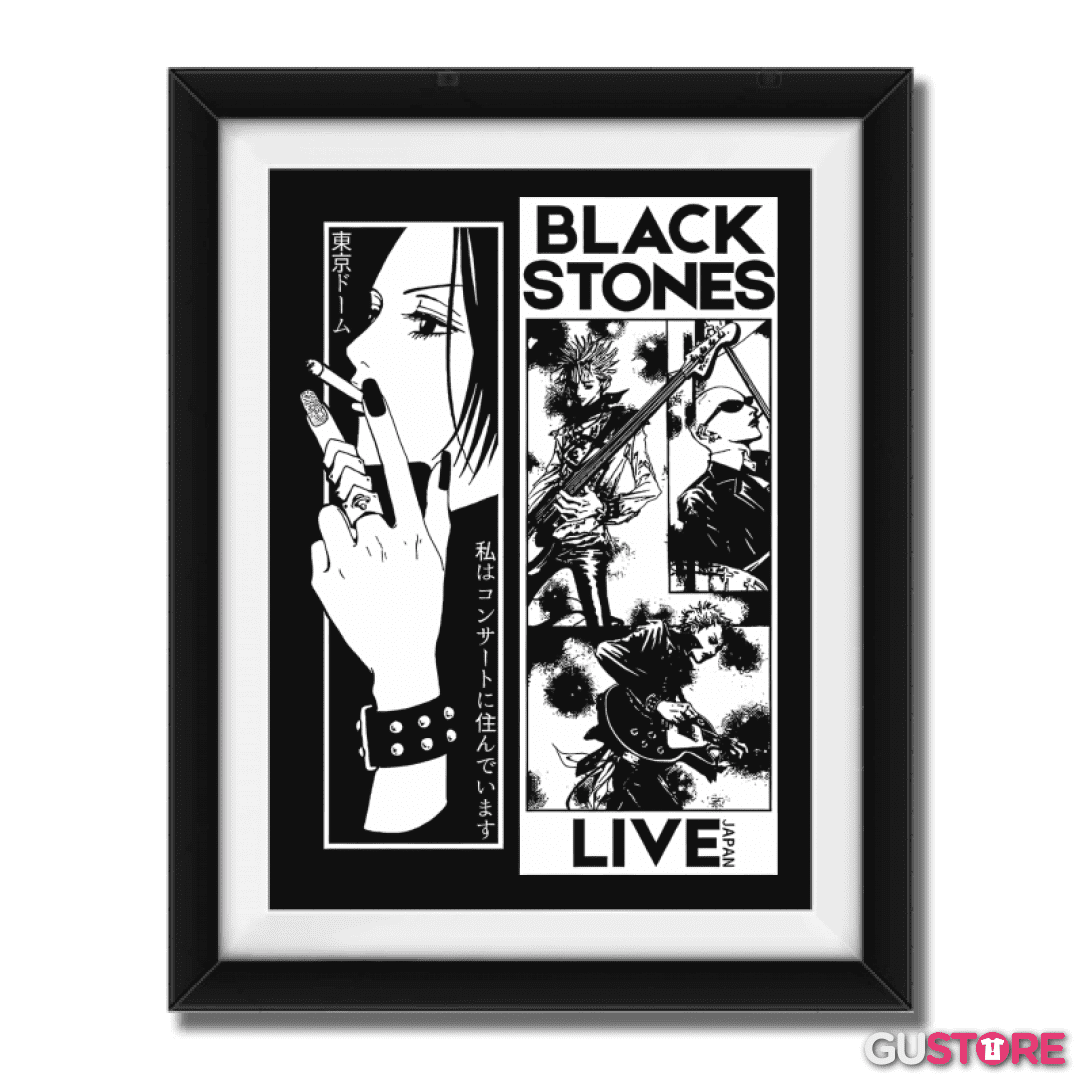 Cuadro decorativo Black Stones Live