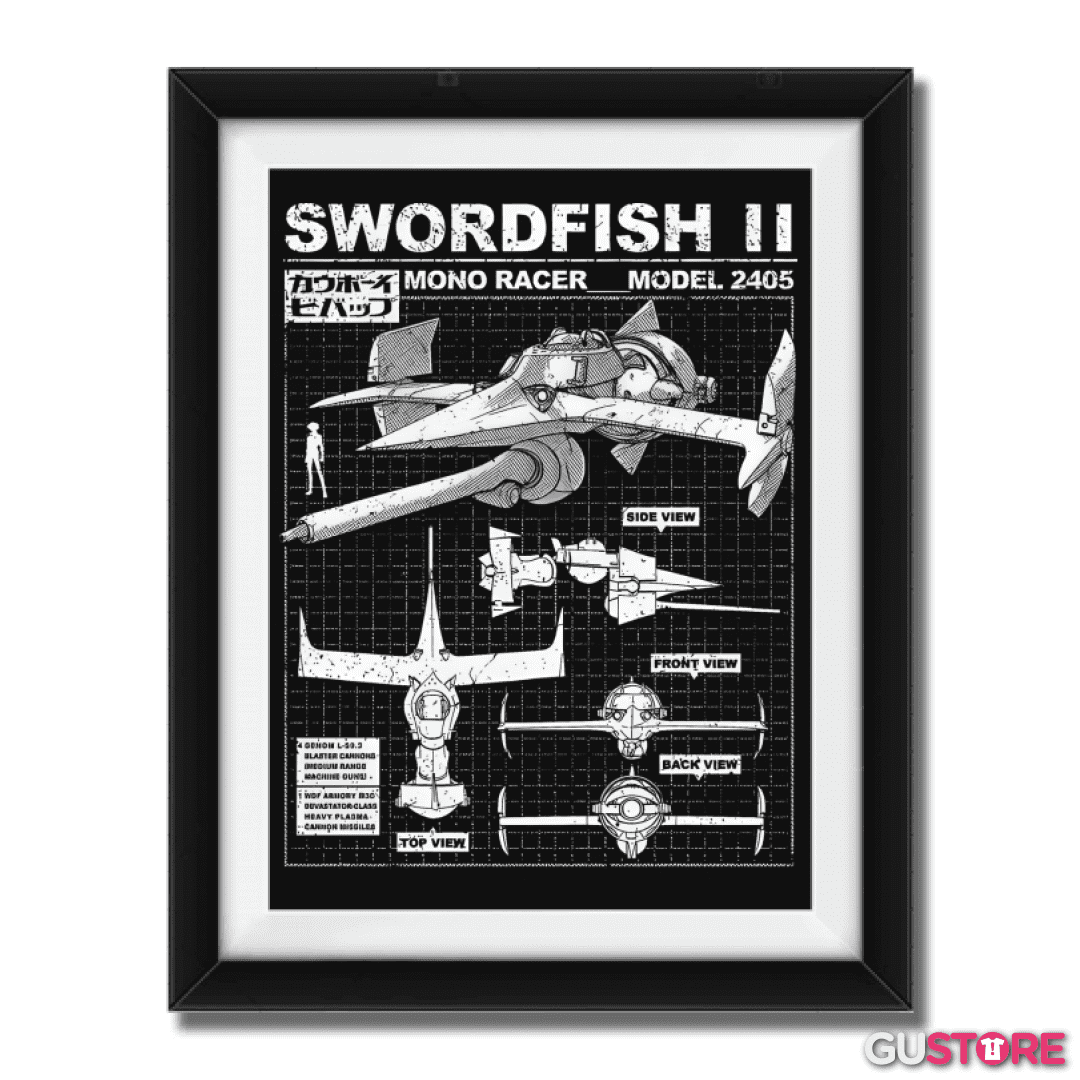Cuadro decorativo Swordfish II Modelo 2405