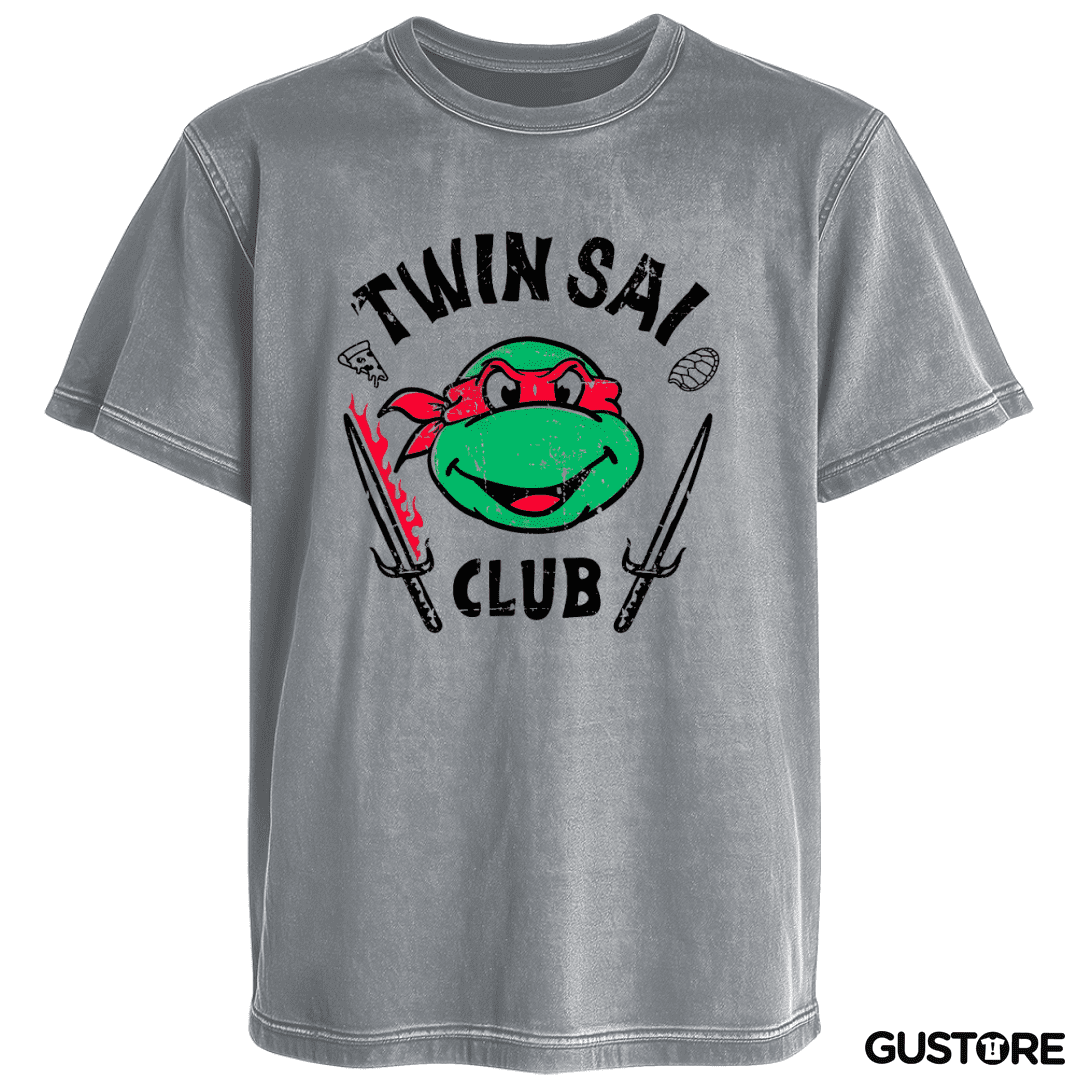 Polera desgastada Twin sai club