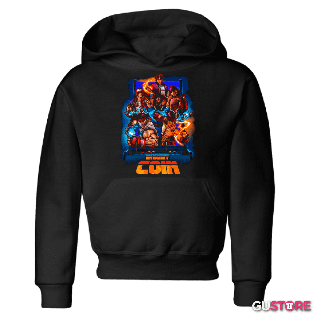 Poleron de niño Insert Coin Fighters