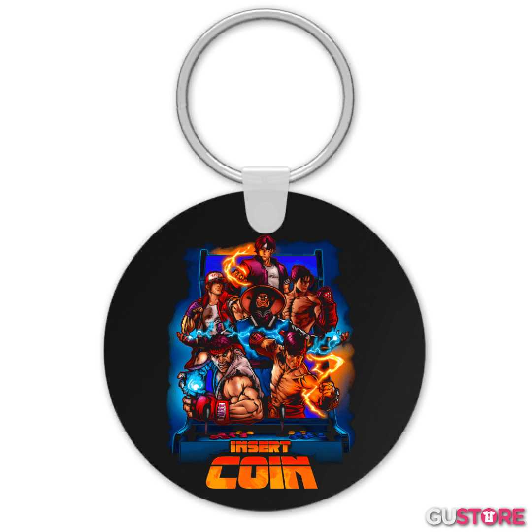 Llavero Insert Coin Fighters