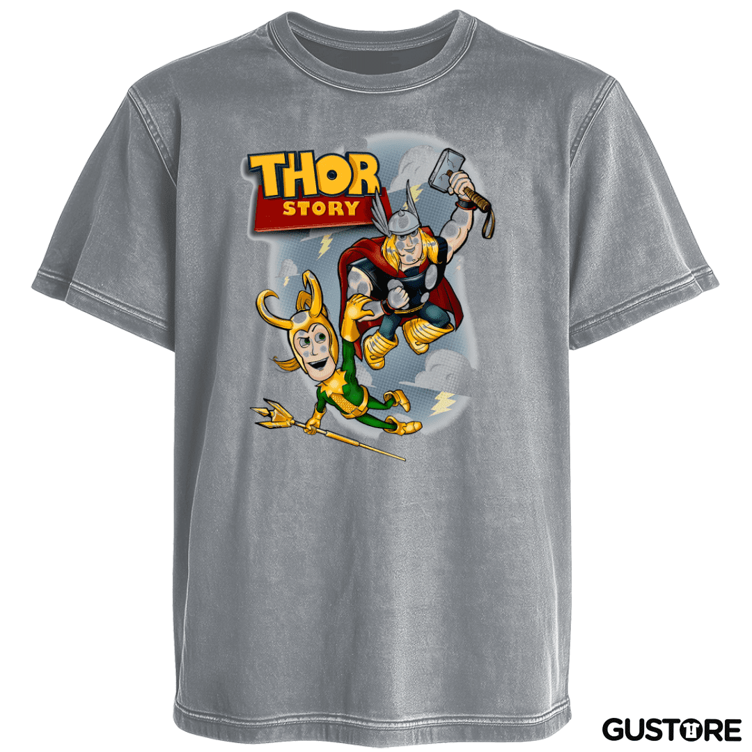 Polera desgastada Thor Story