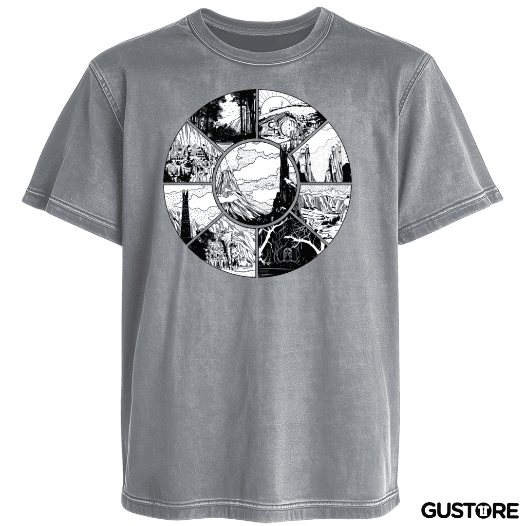 Polera desgastada La Tierra Media