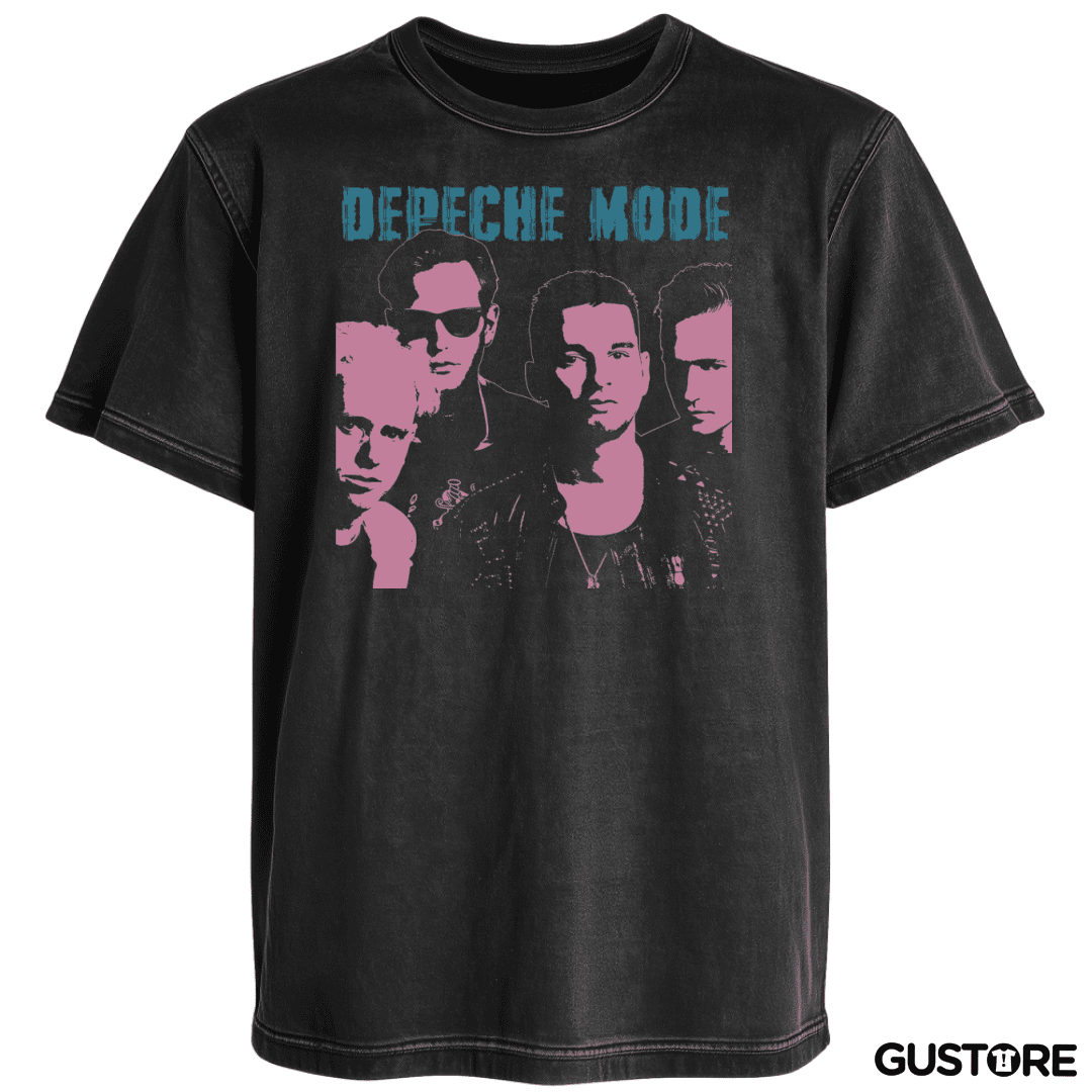 Polera desgastada Depeche Mode