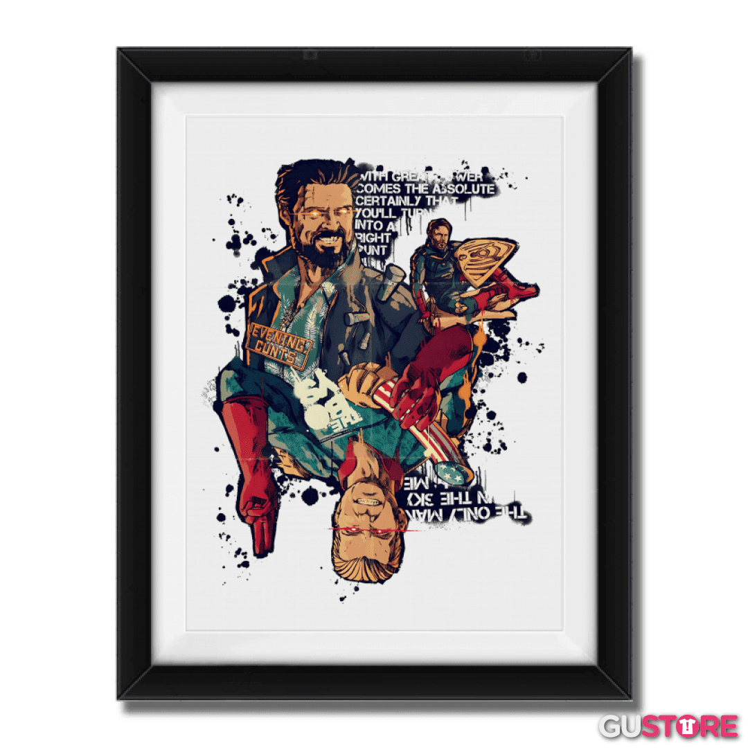 Cuadro decorativo Butcher x Homelander