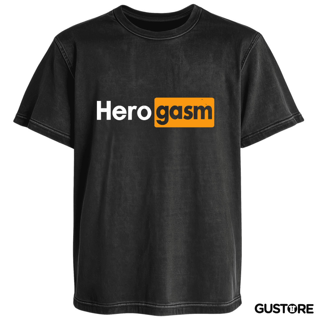 Polera desgastada Herogasm