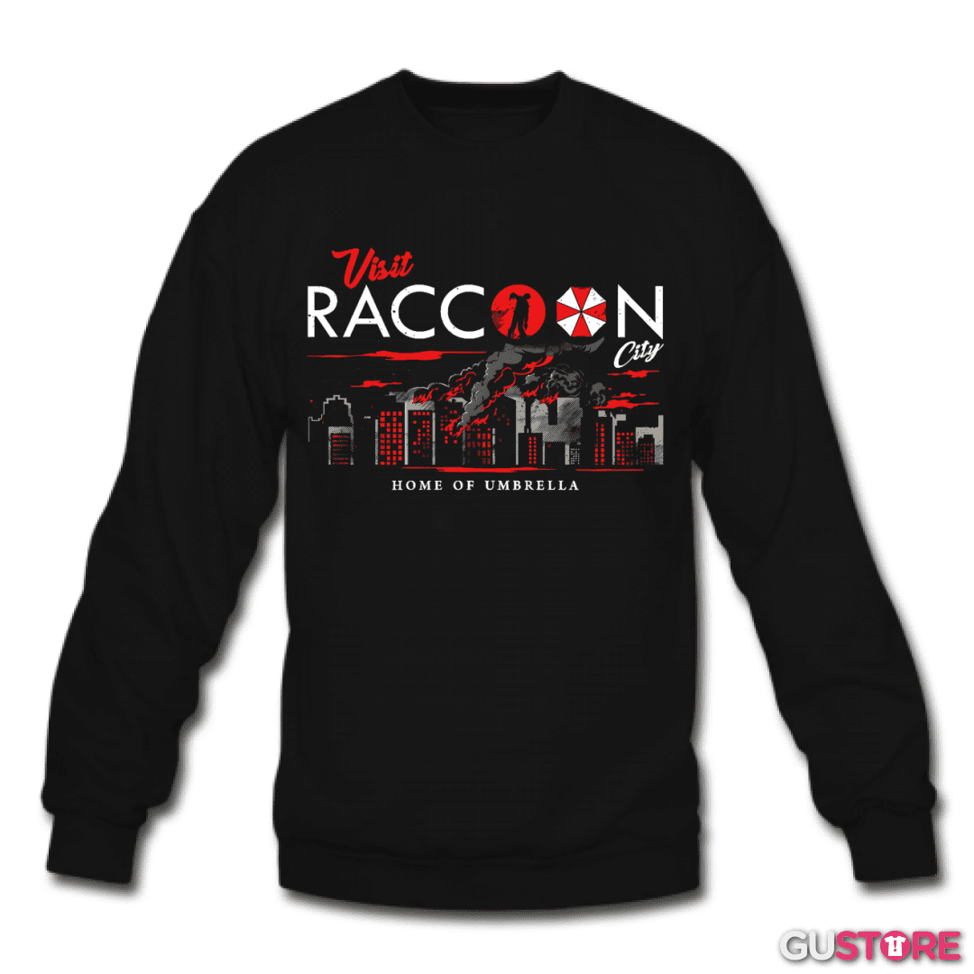 Poleron polo Visit Racoon city