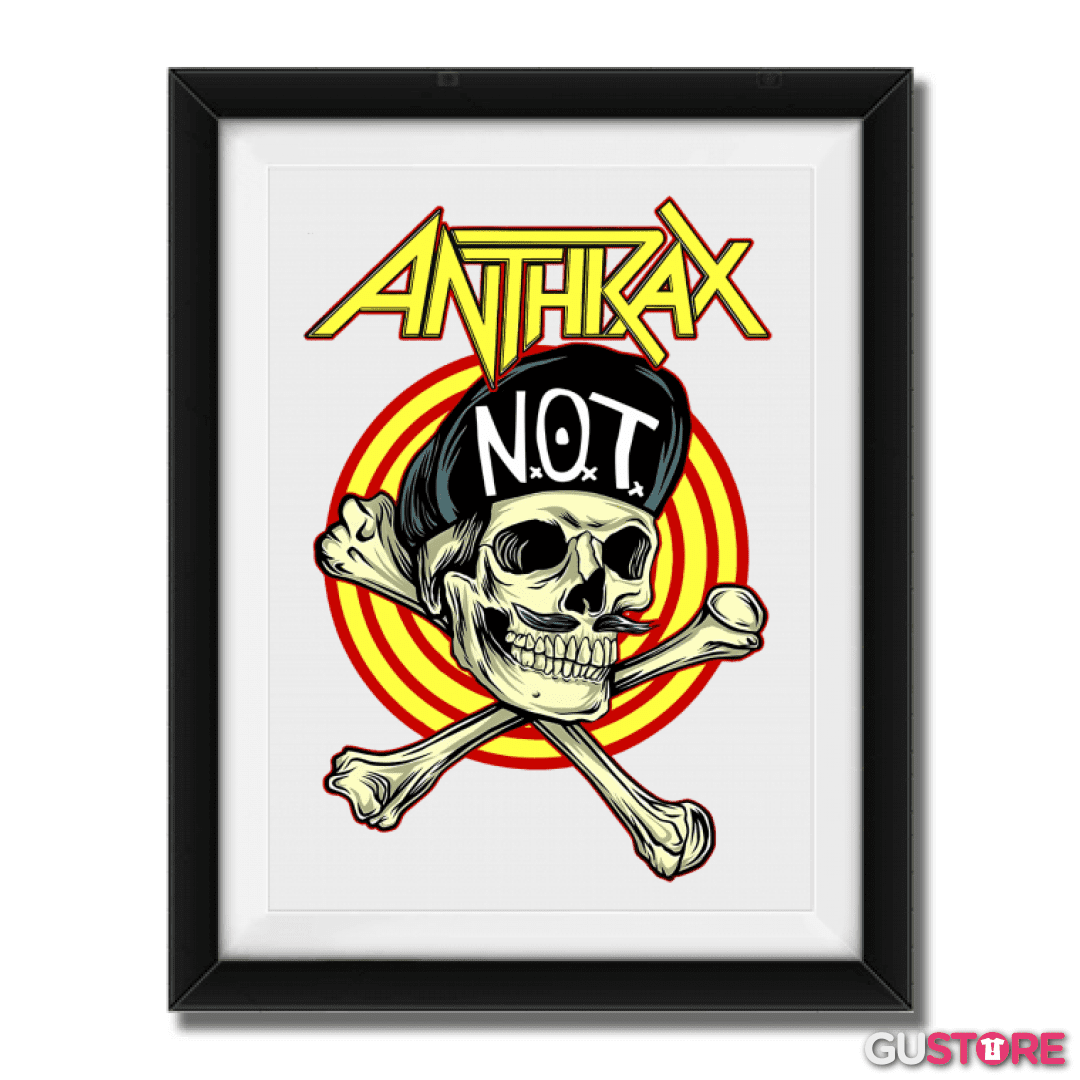 Cuadro decorativo Anthrax NOT