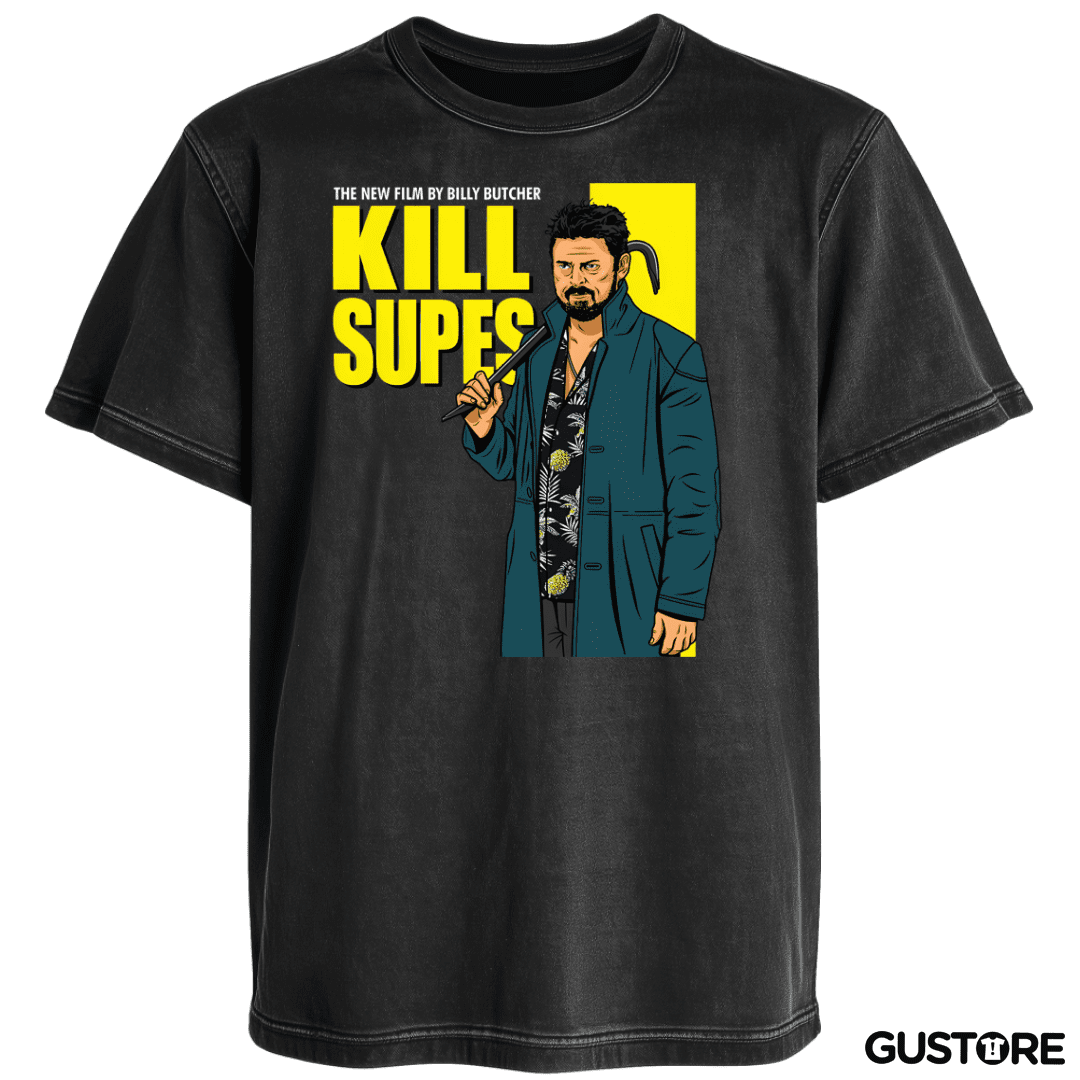 Polera desgastada Kill Supes