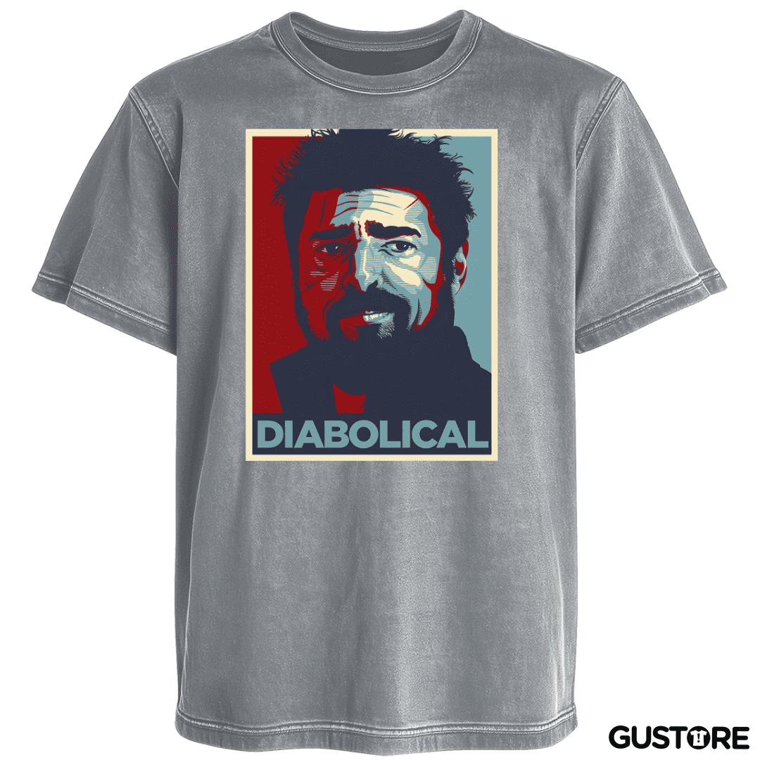 Polera desgastada Diabolical
