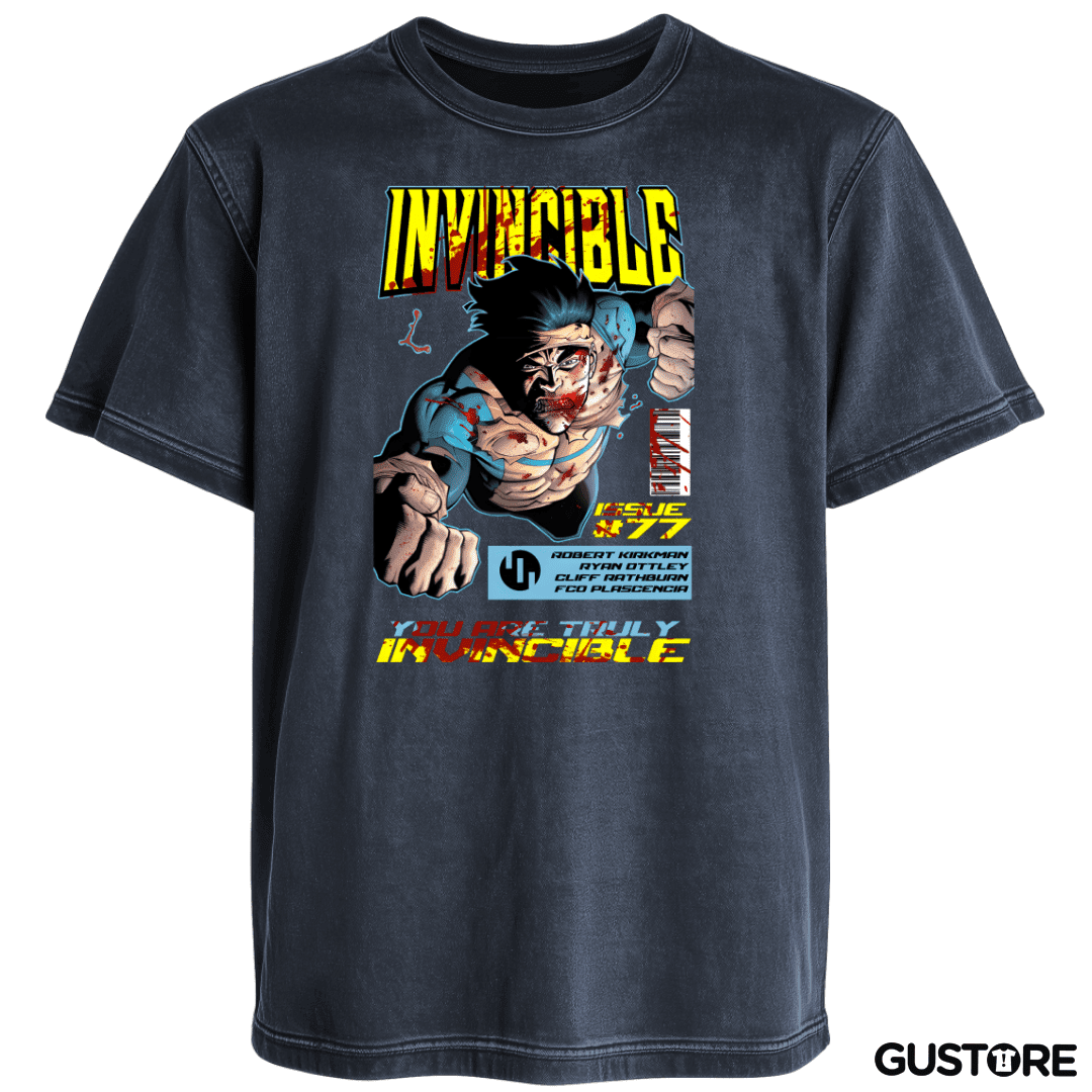 Polera desgastada Invencible