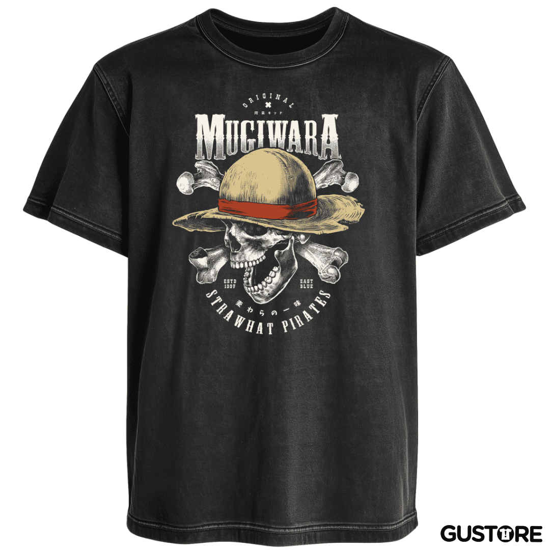 Polera desgastada Mugiwara