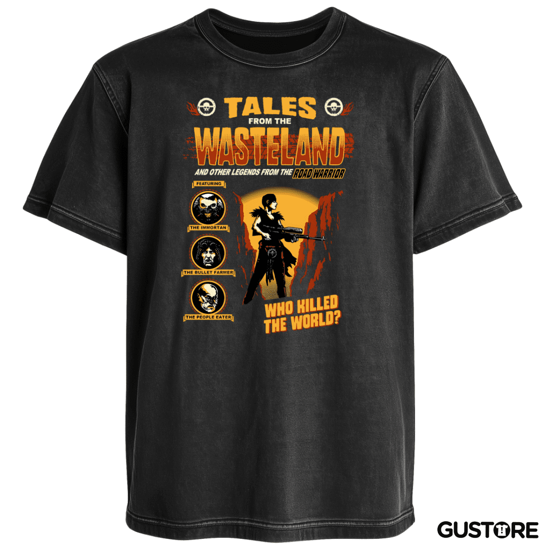 Polera desgastada Cuentos del Road Warrior