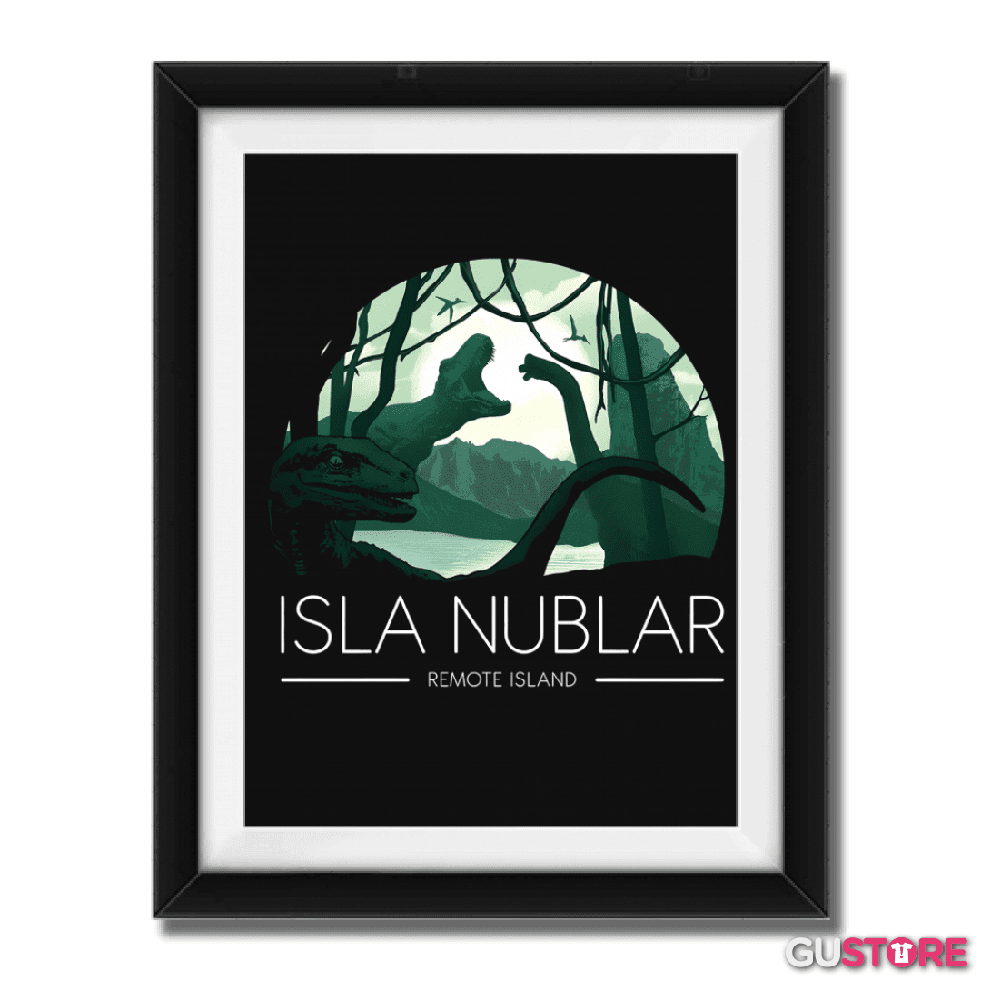 Cuadro decorativo Isla Nublar