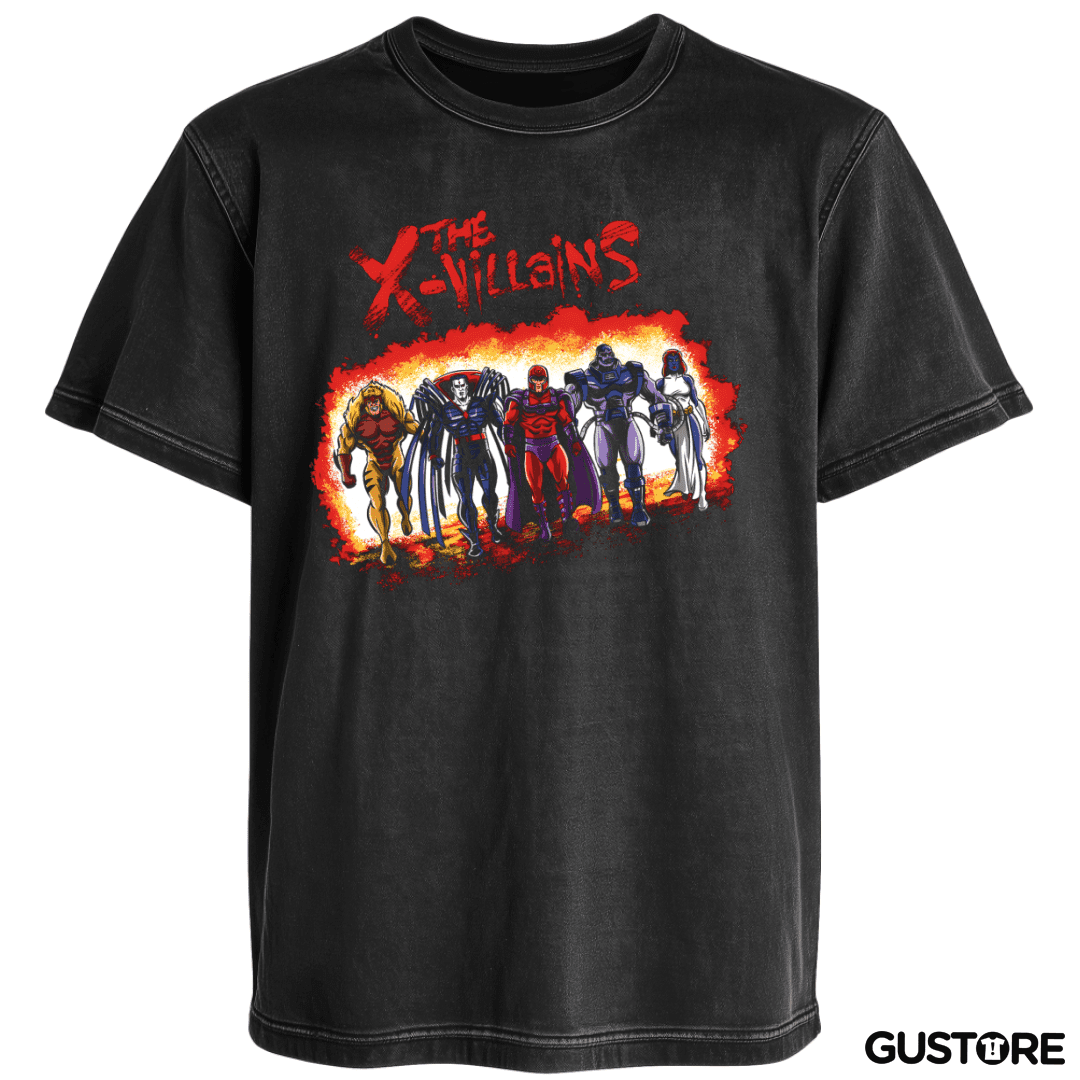 Polera desgastada The X-Villains