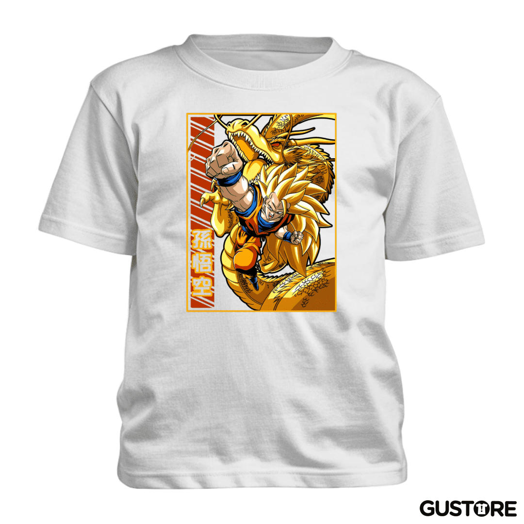 Polera de niño Son Goku fase 3