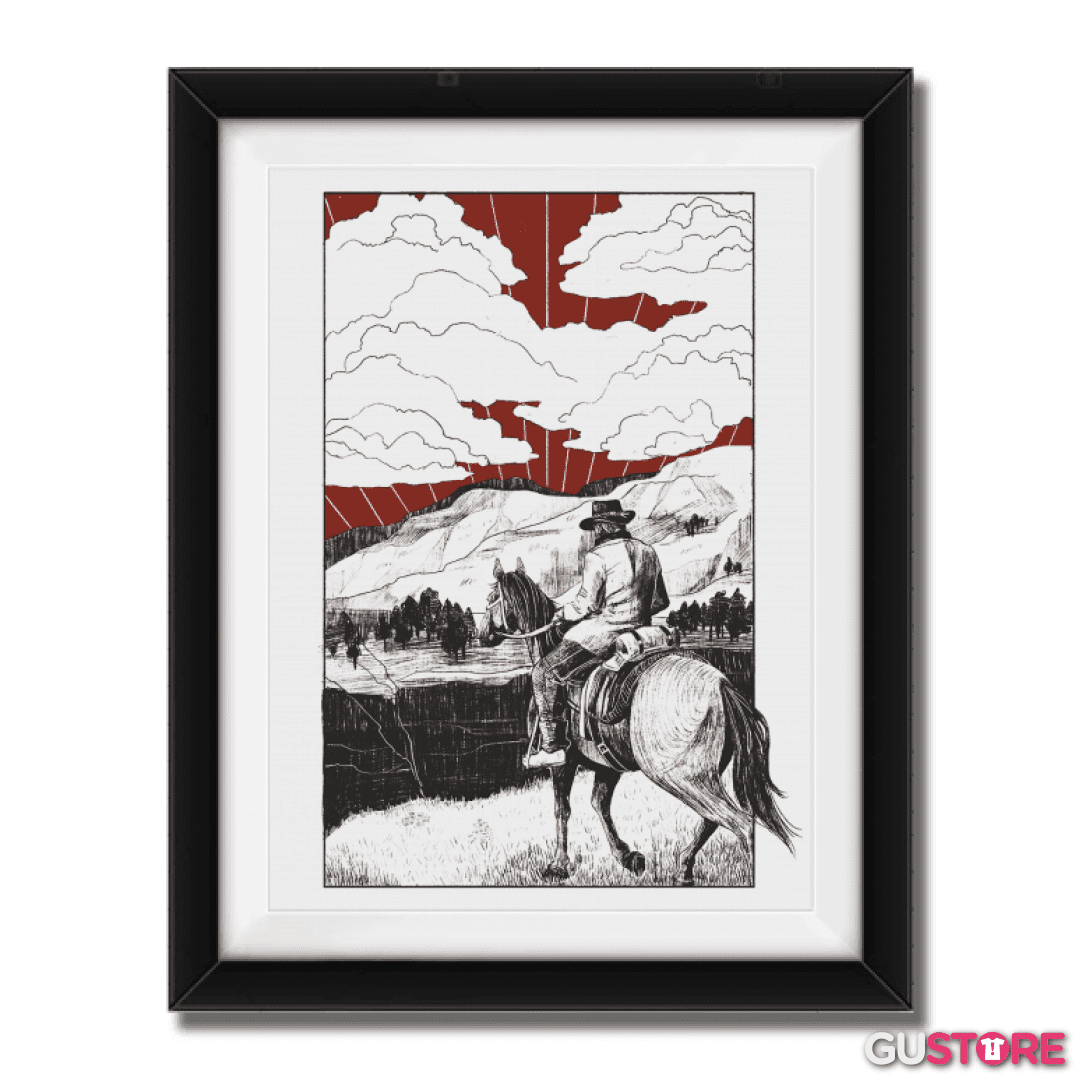 Cuadro decorativo Cabalgata de Morgan