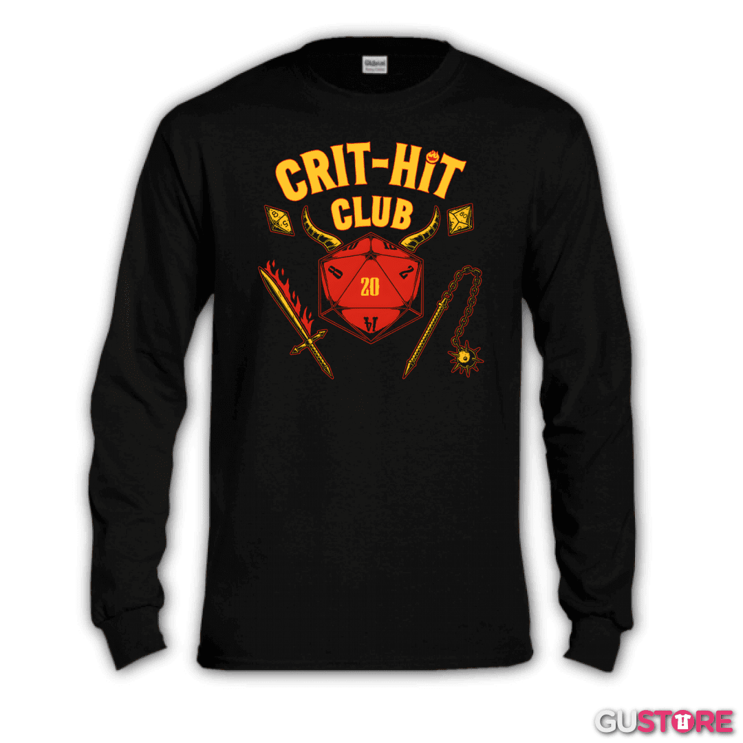 Polera manga larga Critical Hit Club