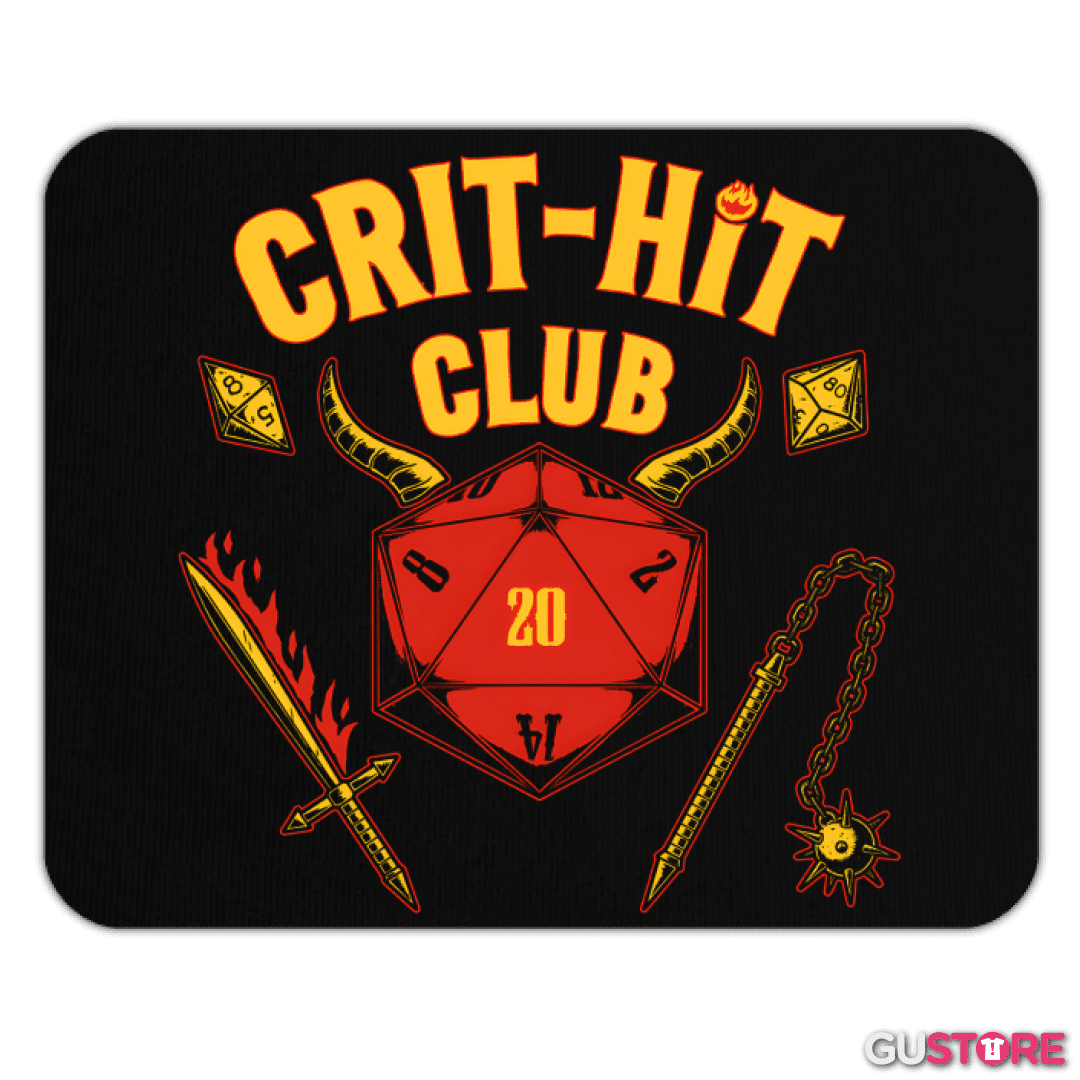 Mousepad Critical Hit Club