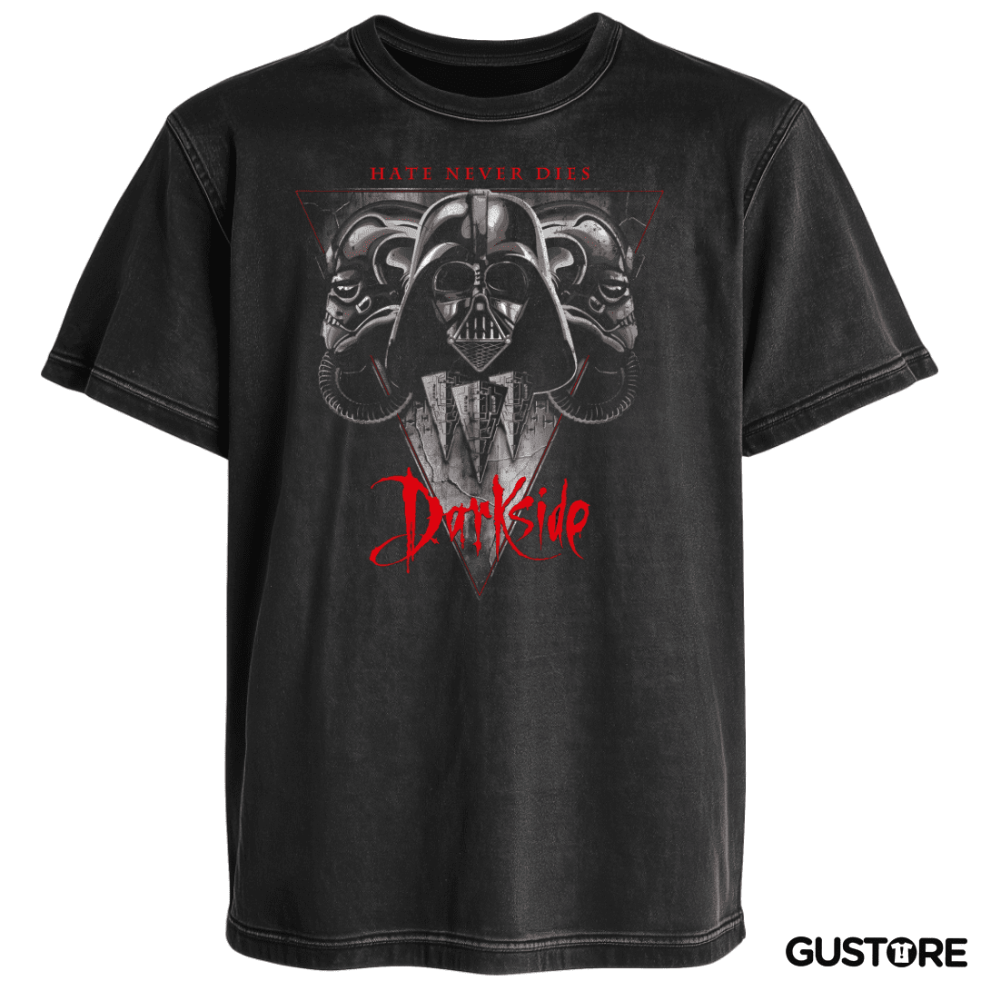 Polera desgastada Darkside Hate Never Dies