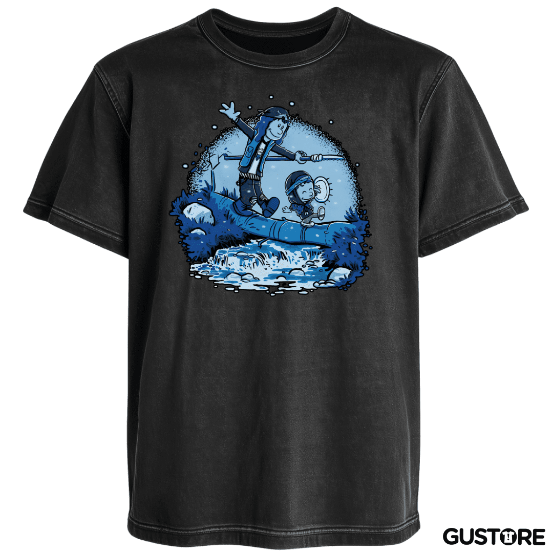 Polera desgastada Eddie & Dustin Upside