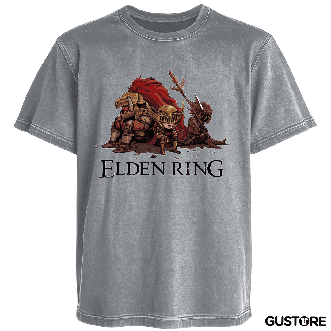 Polera desgastada Elden Souls
