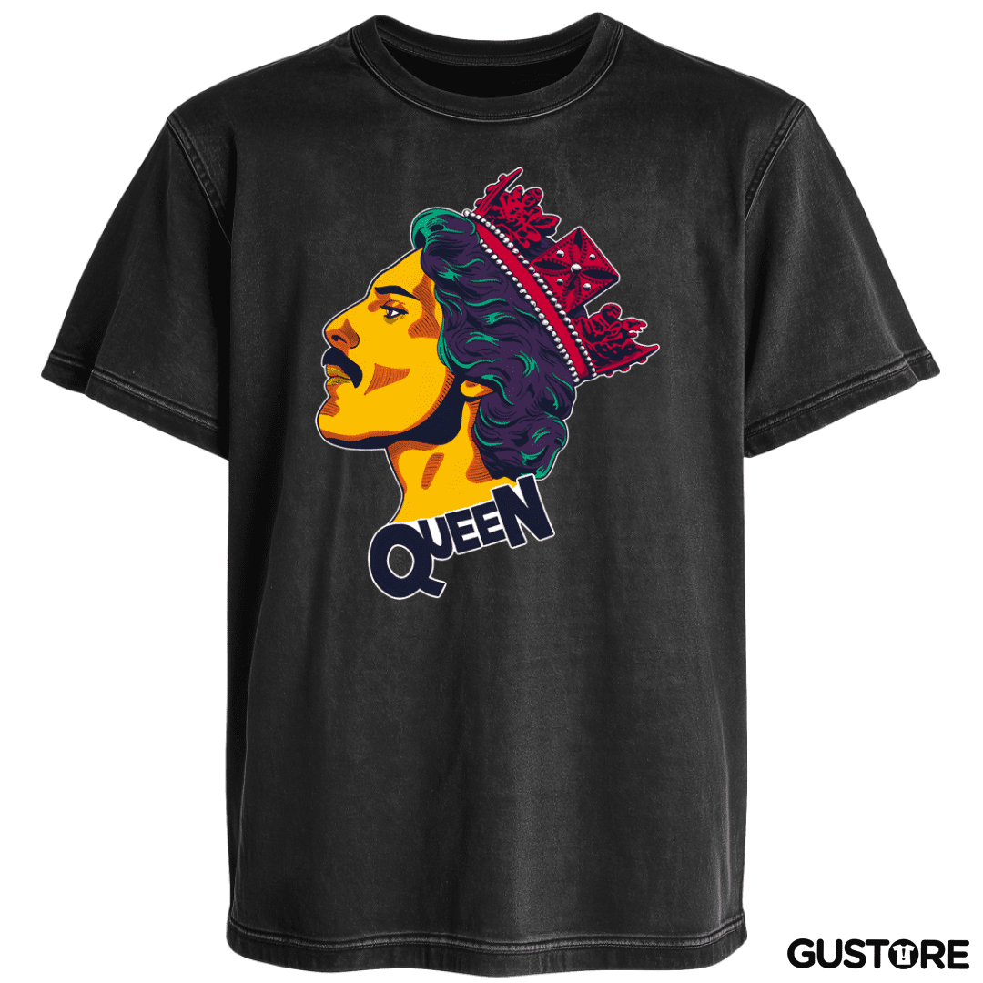 Polera desgastada Queen Mercury