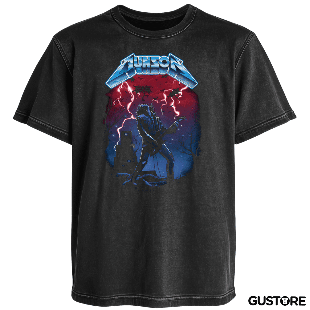 Polera desgastada Munson