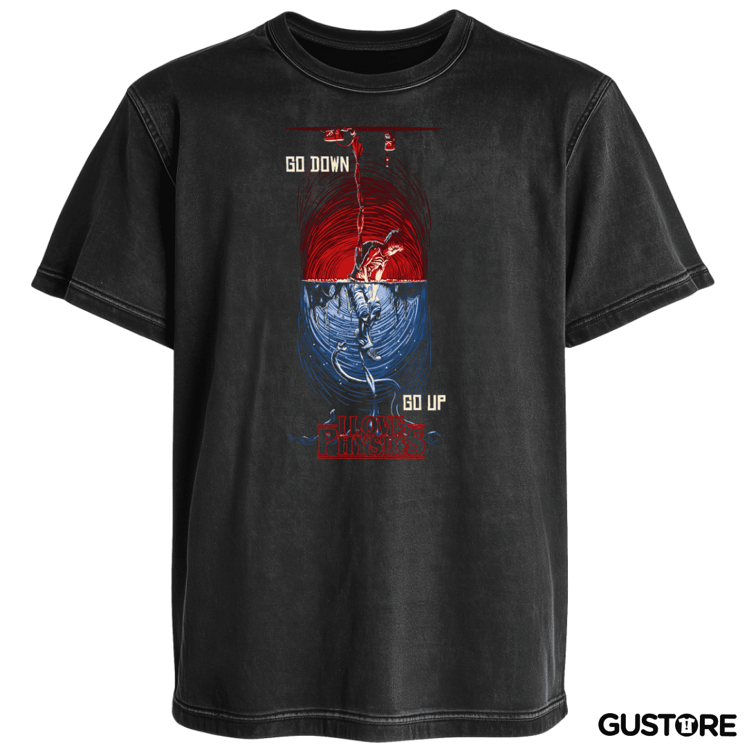 Polera desgastada I Love Physics