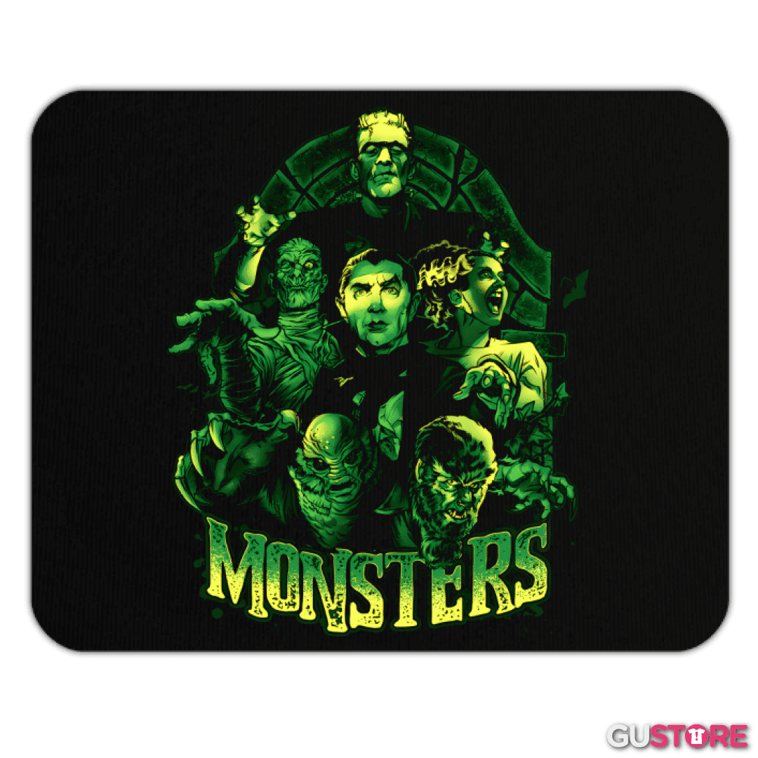 Mousepad Monstruos Clásicos