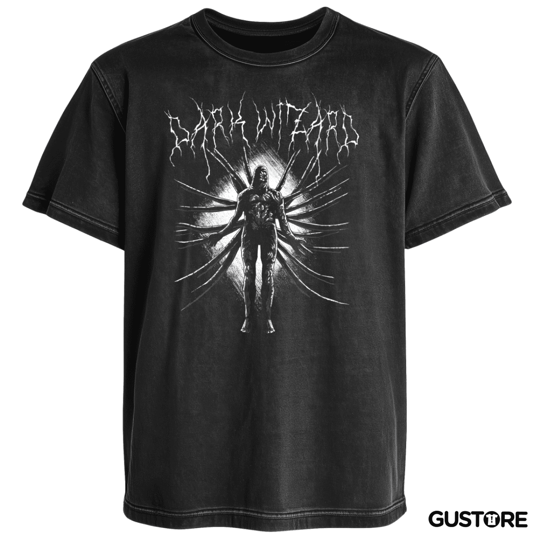 Polera desgastada Dark Wizard 