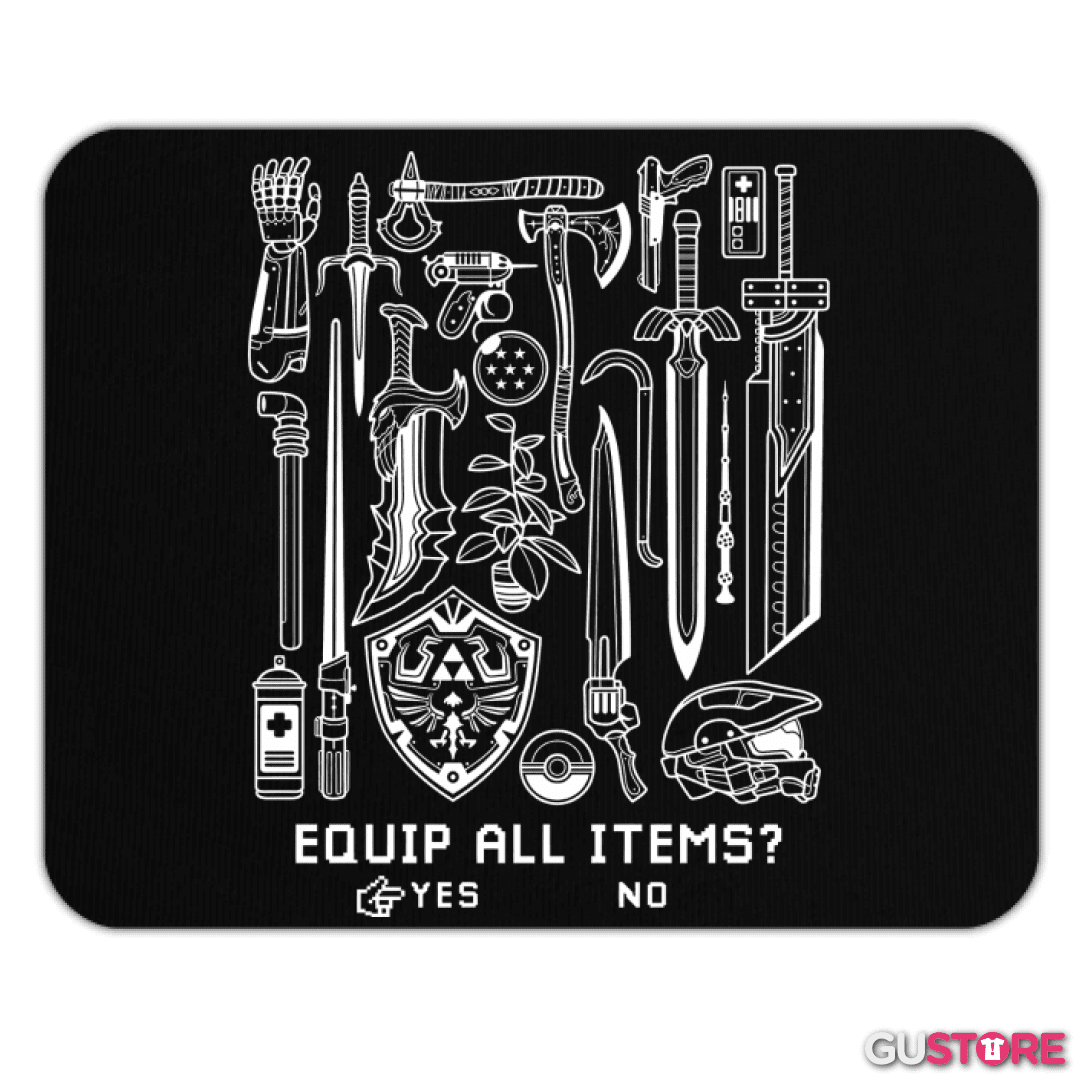 Mousepad Armas Legendarias
