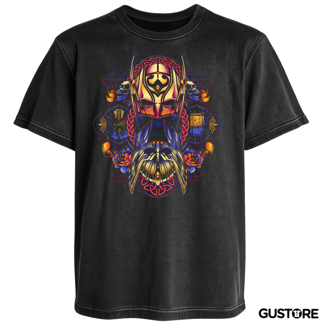 Polera desgastada Colores del Amor y el Trueno