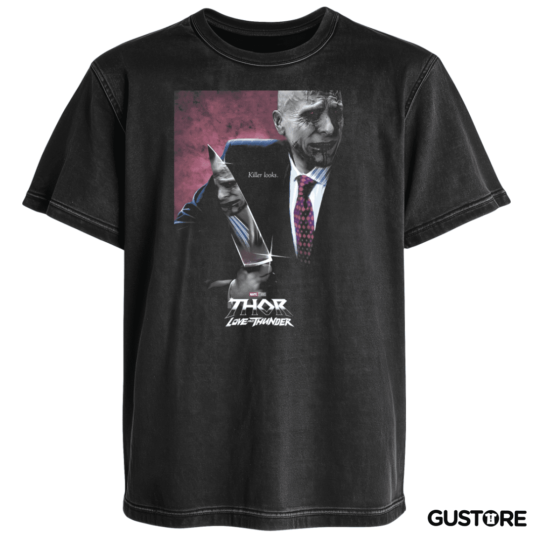 Polera desgastada American God Butcher