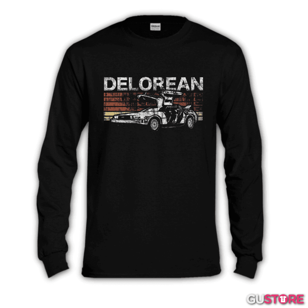 Polera manga larga Retro Delorean