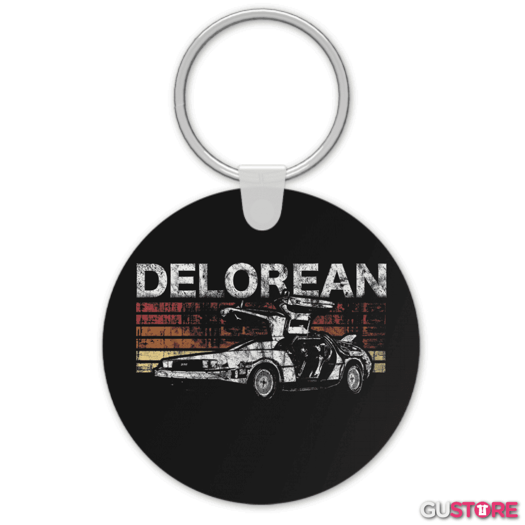 Llavero Retro Delorean