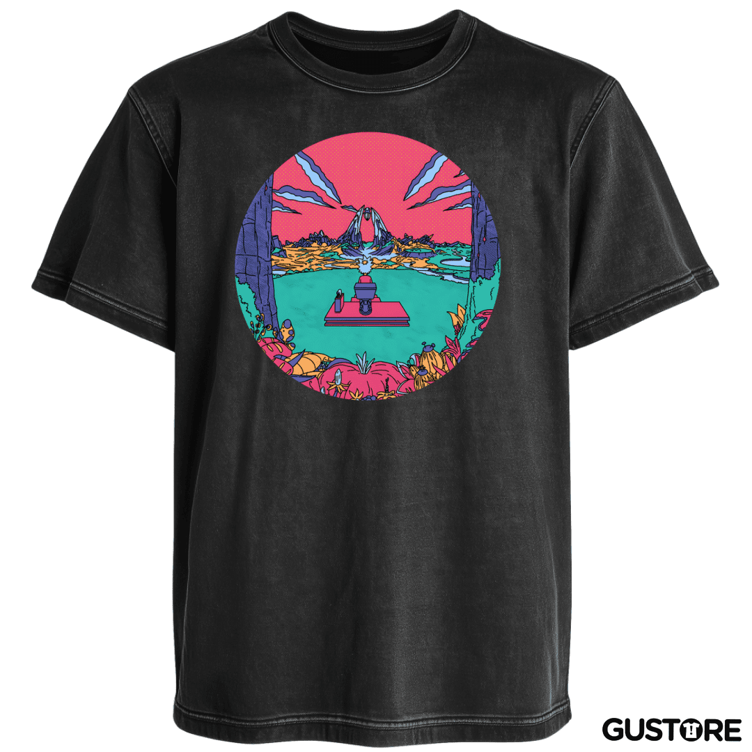 Polera desgastada Rick travel