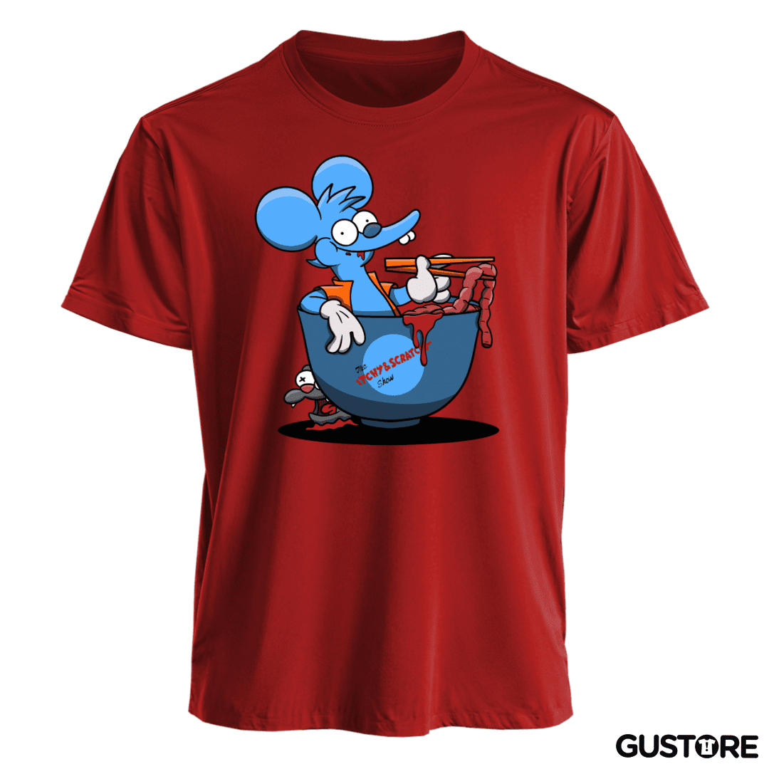 Polera Itchy And Scratchy Ramen