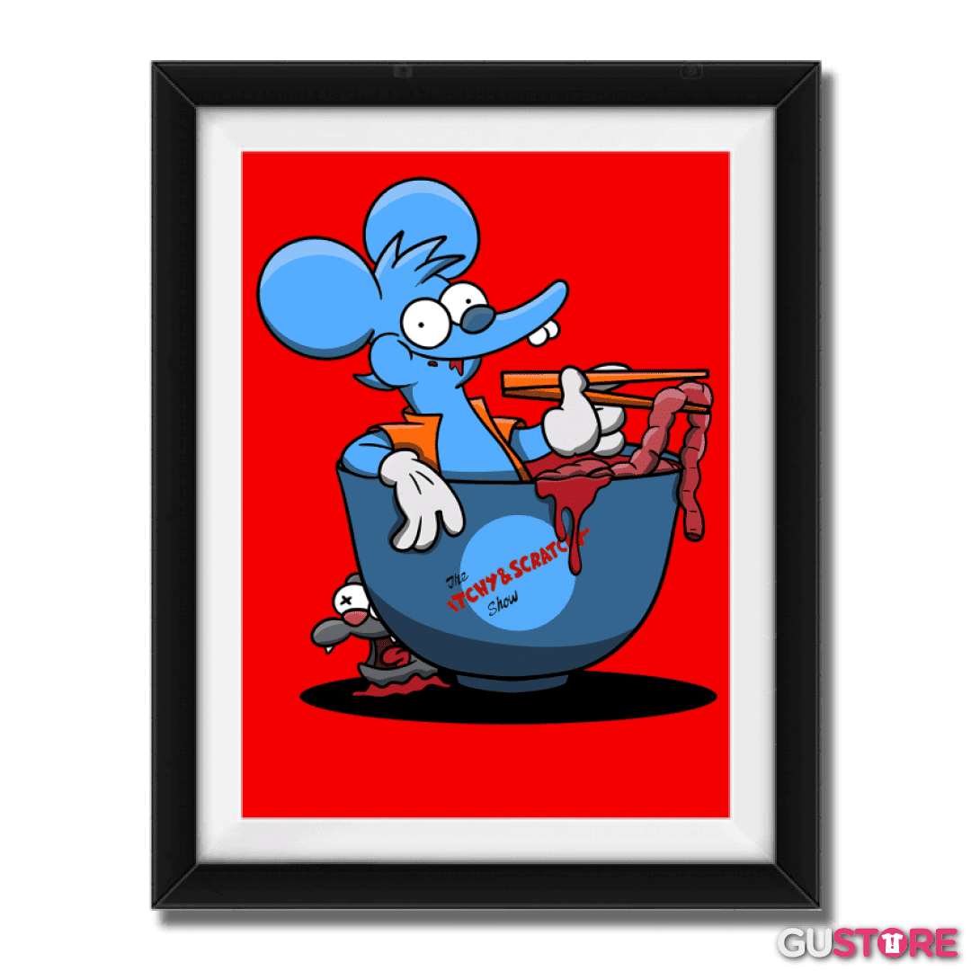 Cuadro decorativo Itchy And Scratchy Ramen