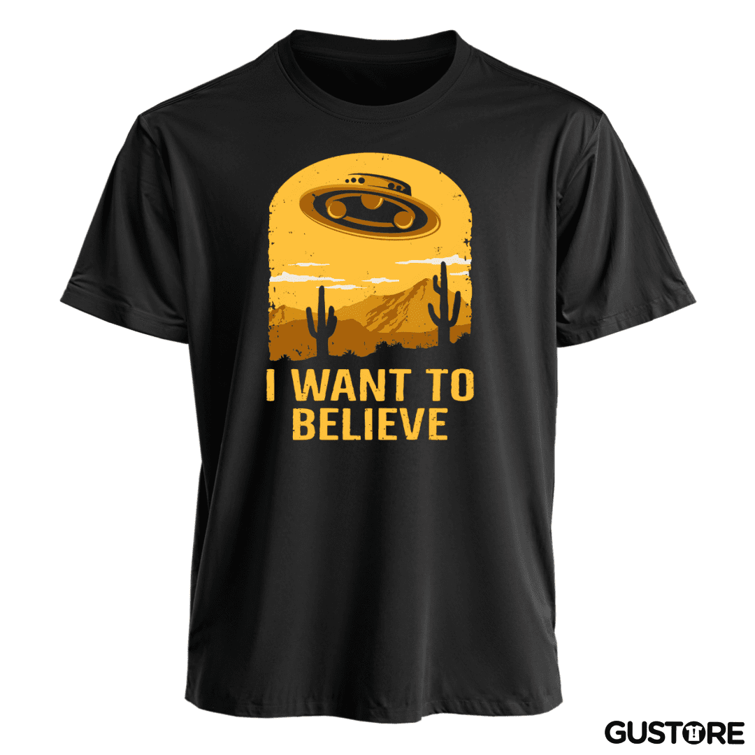 Polera I want to believe UFO