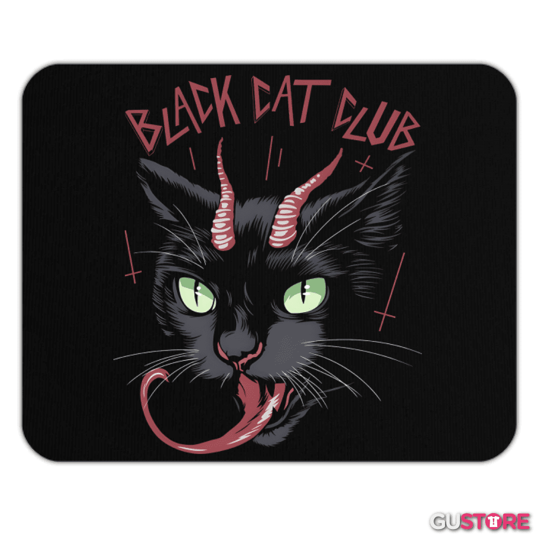 Mousepad Black Cat Club
