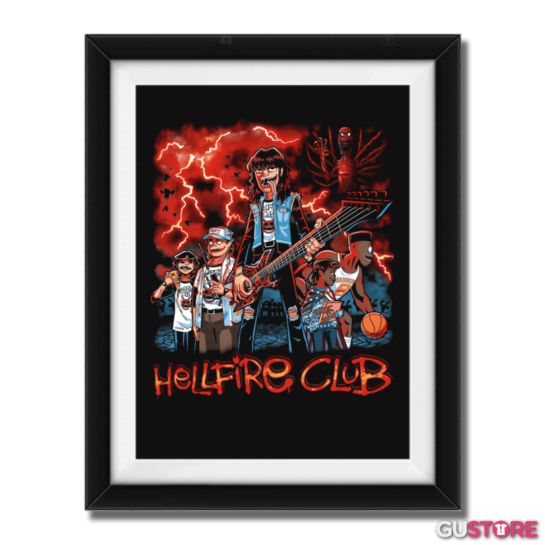 Cuadro decorativo Gorillaz Fire Club