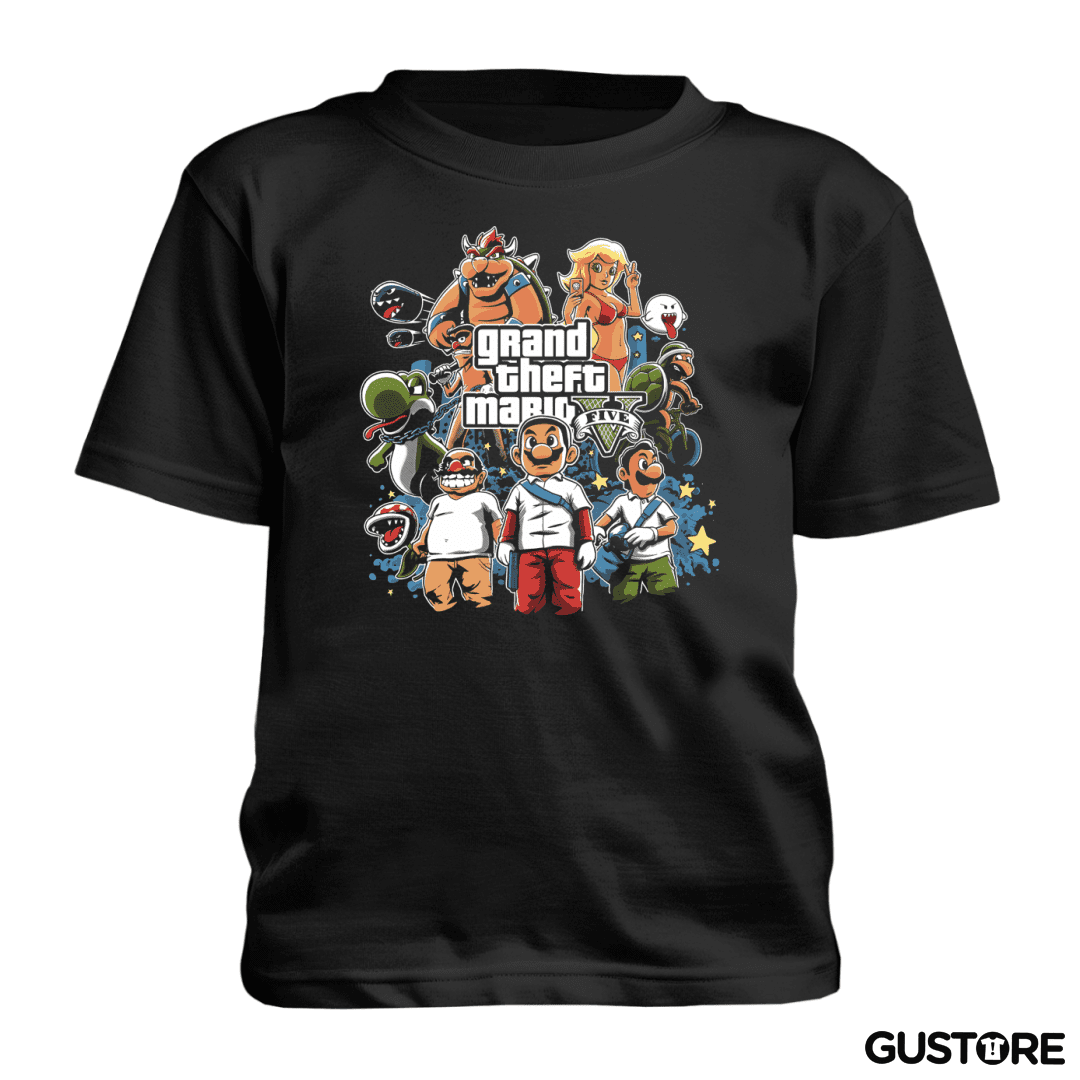 Polera de niño Grand Theft Bigote V