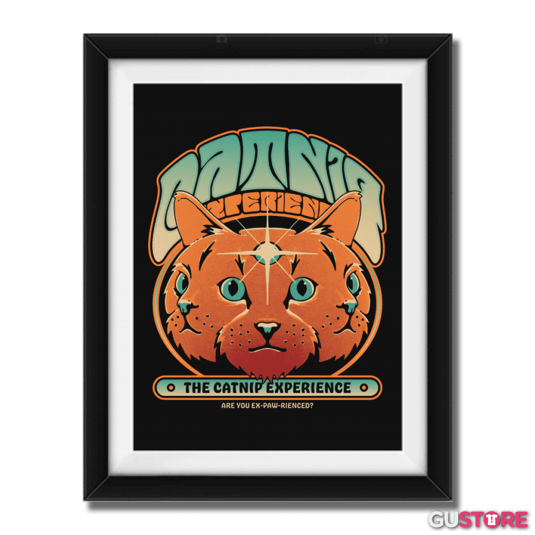 Cuadro decorativo The Catnip experience